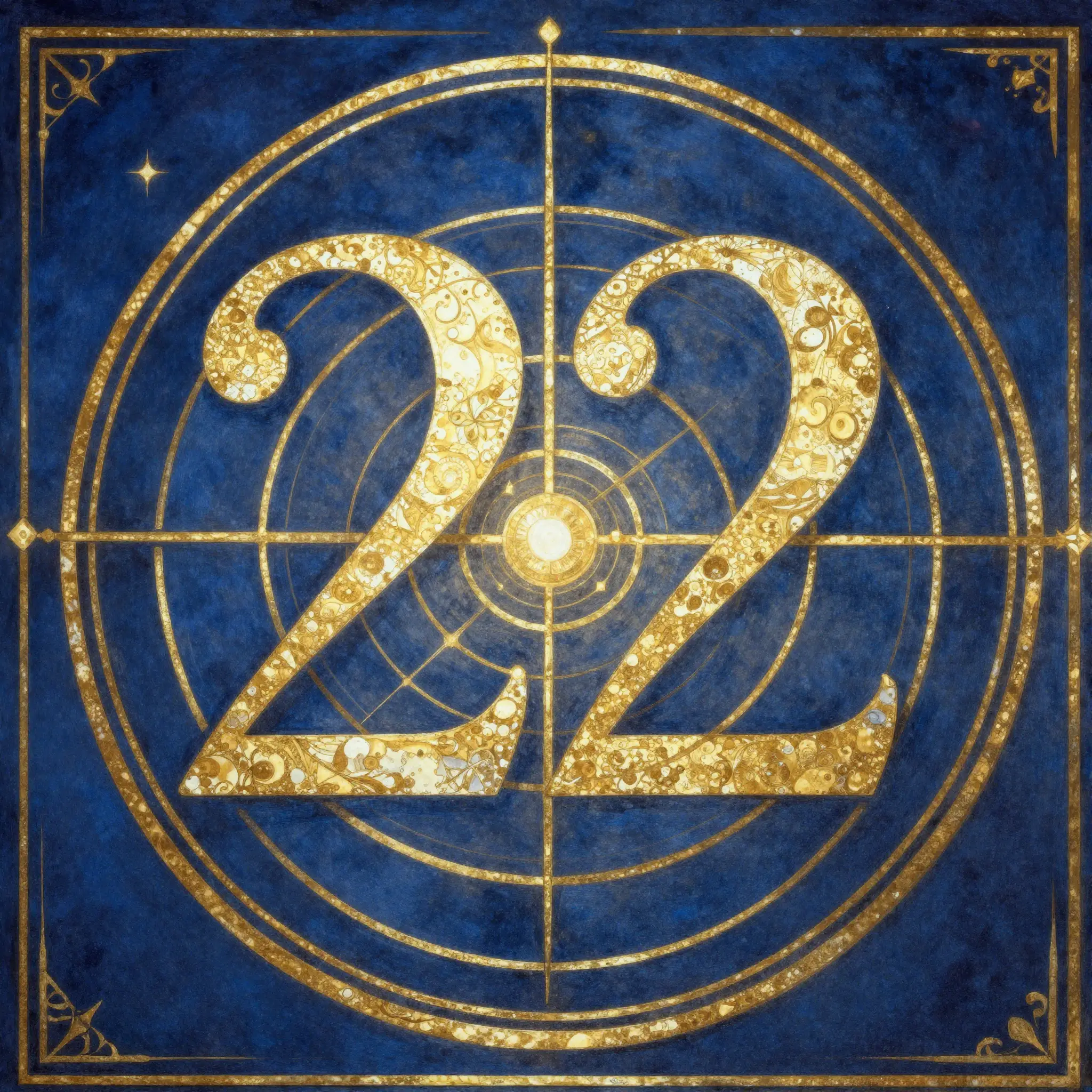Symbol životního čísla 22