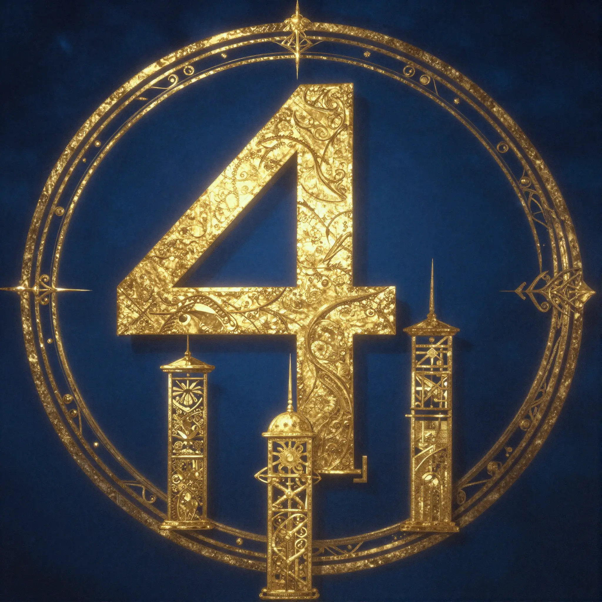 Symbol životního čísla 4